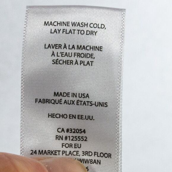 Women's Medium Shirt Black DOLAN Tunic 3/4 Length Sleeve Oversized Stretchy Top - Picture 6 of 7